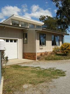 Solar-Passive House from the NE.