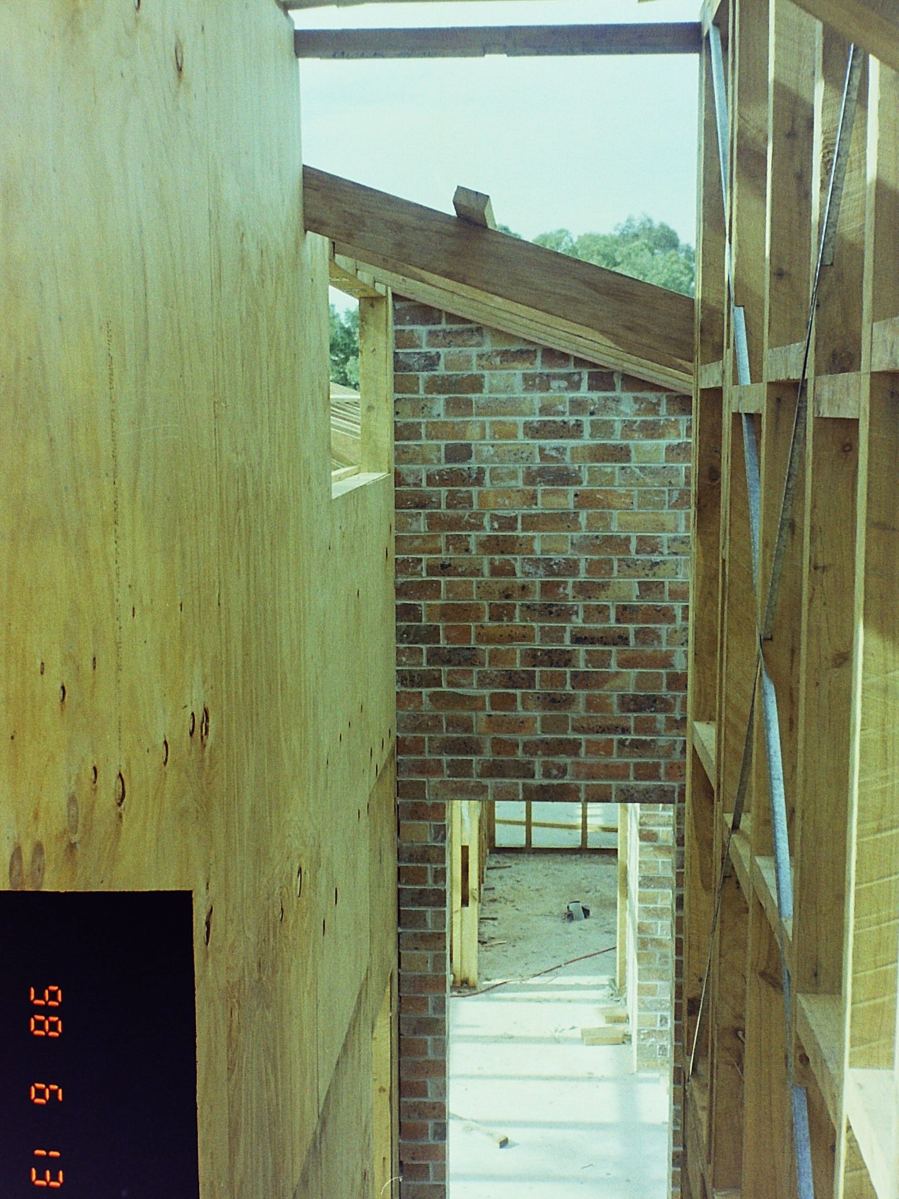 Photo of brick walls in the kitchen