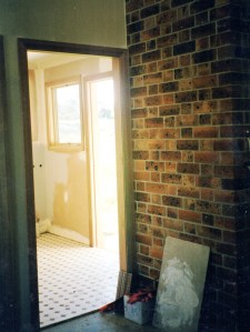 Finishing in the Laundry area