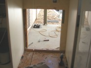 Wall hole for louvre