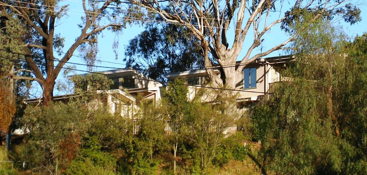 View of the house from the street